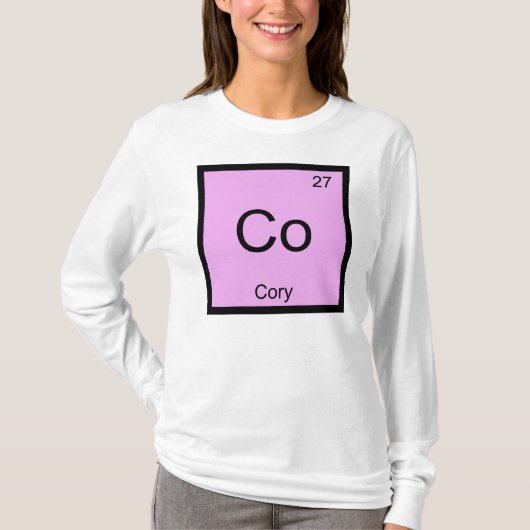 Periodische Tabelle für chemische Elemente T-Shirt (Vorderseite)
