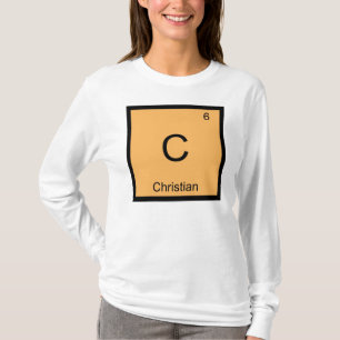 Periodische Tabelle für christliche Bezeichnung T-Shirt