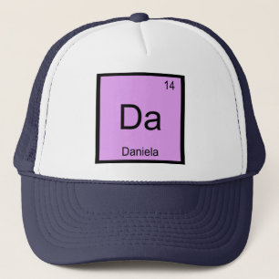 Periodische Tabelle für Daniela Name Chemistry Ele Truckerkappe