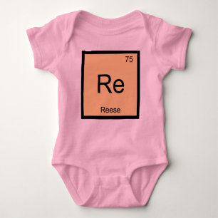 Periodische Tabelle für das chemische Element "Ree Baby Strampler