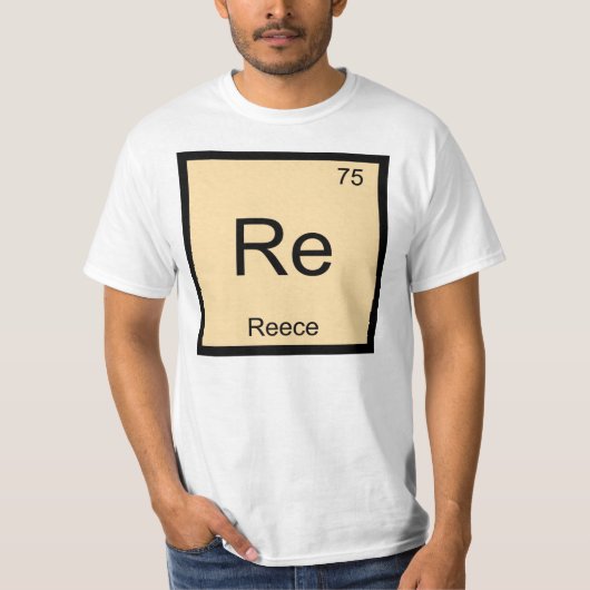 Periodische Tabelle für die Bezeichnung des chemis T-Shirt (Vorderseite)