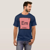 Periodische Tabelle für Emileenname Chemistry Elem T-Shirt (Vorne ganz)