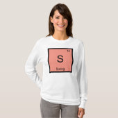 Periodische Tabelle für Frühlingsnamenchemie T-Shirt (Vorne ganz)