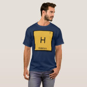 Periodische Tabelle für Halston Name Chemistry Ele T-Shirt (Vorne ganz)