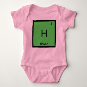 Periodische Tabelle für Haven Name Chemistry Eleme Baby Strampler