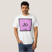 Periodische Tabelle für Joyce Name Chemistry Eleme T-Shirt (Vorne ganz)
