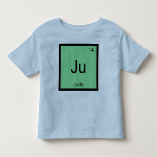 Periodische Tabelle für Jude Name Chemistry Elemen Kleinkind T-shirt