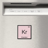 Periodische Tabelle für Kiersten Name Chemical Ele Magnet (In Situ (Geschirrspüler))