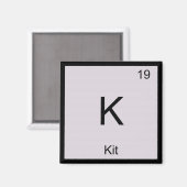Periodische Tabelle für Kits Name Chemistry Elemen Magnet (Vorderseite/Rückseite)