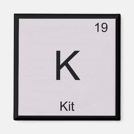 Periodische Tabelle für Kits Name Chemistry Elemen Magnet (Vorne)