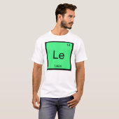 Periodische Tabelle für Leon Name Chemistry Elemen T-Shirt (Vorne ganz)