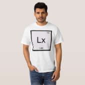 Periodische Tabelle für Lex Name Chemistry Element T-Shirt (Vorne ganz)