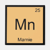 Periodische Tabelle für Marnie Name Chemistry Elem Magnet (Vorne)