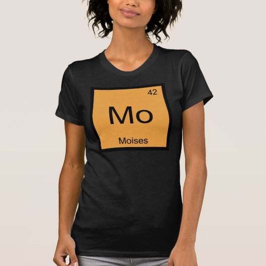 Periodische Tabelle für Namenschemie T-Shirt (Vorderseite)