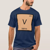 Periodische Tabelle für Velamenname Chemie-Element T-Shirt (Vorderseite)