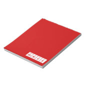 Periodische Tabelle GeNiUS Notizblock (Rotiert)