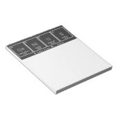 Periodische Tabelle GeNiUS Notizblock (angewinkelt)