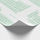 "Periodische Tabelle" Geschenkpapier (Ecke)