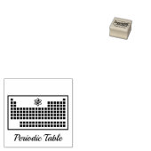 Periodische Tabelle Gummistempel (Stempel)