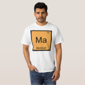Periodische Tabelle "Marshall Name Chemistry Eleme T-Shirt (Vorne ganz)