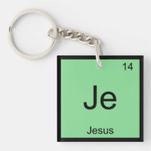 Periodische Tabelle mit Jesus Name Chemistry Eleme