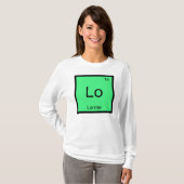 Periodische Tabelle "Name Chemistry Element" T-Shirt (Vorne ganz)