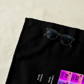 Periodische Tabelle Strandtuch (Beispiel)