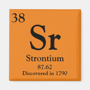 Periodische Tabelle Strontium Magnet