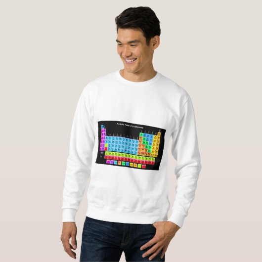 Periodische Tabelle Sweatshirt (Vorne ganz)