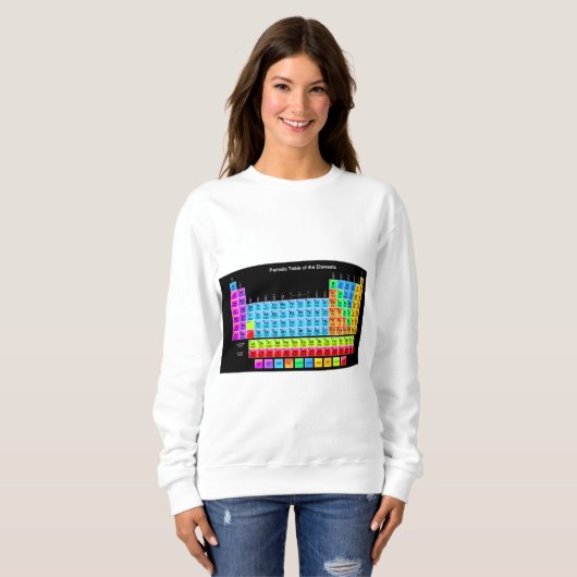 Periodische Tabelle Sweatshirt (Vorne ganz)
