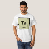 Periodische Tabelle "Terrell Name Chemistry Elemen T-Shirt (Vorne ganz)