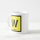 Periodische Tabelle U V W Kaffeetasse (Vorderseite Links)