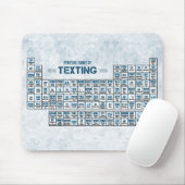 Periodische Tabelle von simsen (Blau) Mousepad (Mit Mouse)