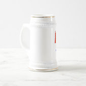 Periodische Tabellen-Bier Stein durch Toolshed Bierglas (Vorderseite Links)