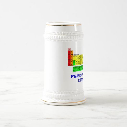 Periodische Tabellen-Bier Stein durch Toolshed Bierglas (Mittel)