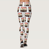 Periodische Tabellen-Muster-Leggings Feedee Leggings (Rückseite)