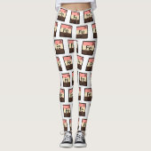 Periodische Tabellen-Muster-Leggings Feedee Leggings (Vorderseite)