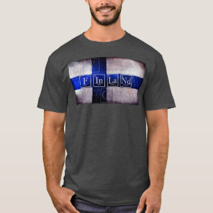 Periodische Tabellen-Shirt Finnlands T-Shirt