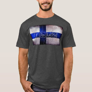 Periodische Tabellen-Shirt Finnlands T-Shirt