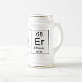 Periodische Tabellen-Zauber-Bier! Bierglas (VorderseiteRechts)