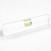 Periodische Tabellenfarbe Namensplakette