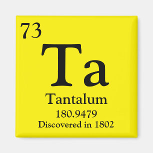Periodische Tantal-Tabelle Magnet