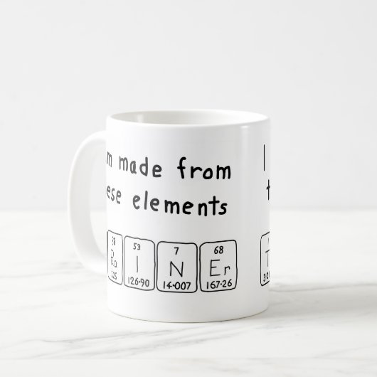 Periodische Tasse (Vorderseite Links)