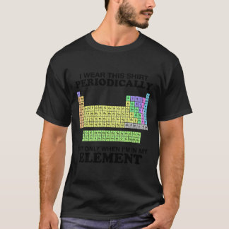 Periodische Tischwäsche dieses Elements Farbe Funn T-Shirt