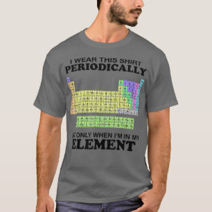 Periodische Tischwäsche dieses periodisch auftret T-Shirt