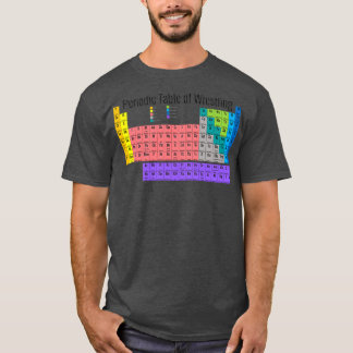 Periodische Übersicht über den Wrestling T-Shirt