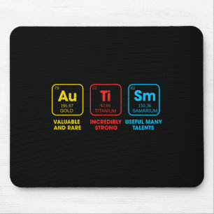 Periodische Übersicht über die Elemente der Autism Mousepad