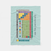 Periodische Übersicht über die Elemente Fleecedecke (Vorderseite)