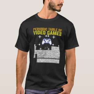 Periodische Übersicht über die Elemente von Videos T-Shirt