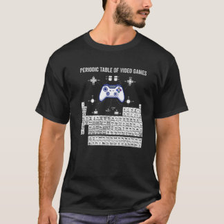 Periodische Übersicht über die Elemente von Videos T-Shirt